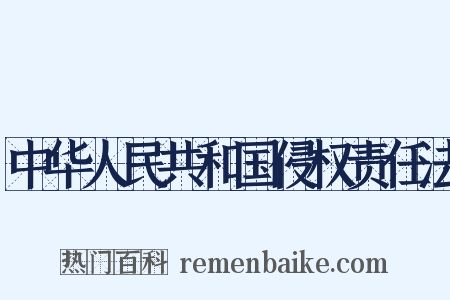 中华人民共和国侵权责任法是什么意思的图片